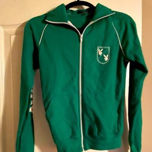 Playboy Green tight zip up jacket